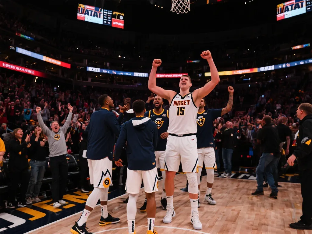 约基奇的璀璨之夜：丹佛掘金险胜爵士，书写NBA新篇章